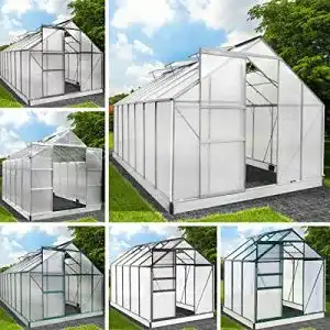 Aluminium Gewächshaus mit Fundament von BRAS