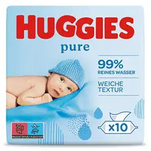 Huggies Pure Baby Pflegetücher für empfindliche Babyhaut