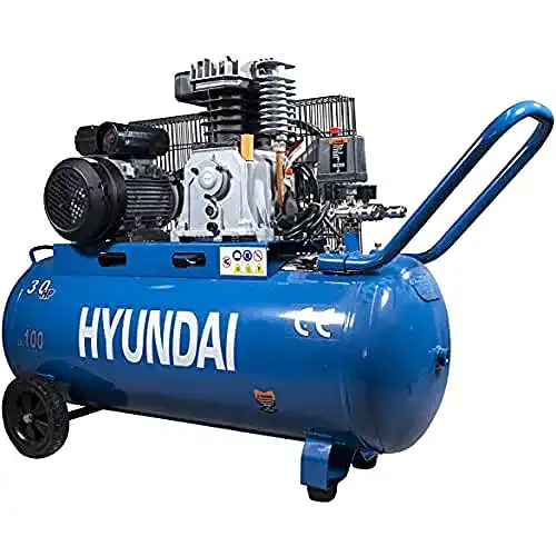 Hyundai HYACB100-31 Kompressor mit 100 Litern und 3 PS Leistung