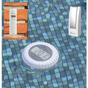 Poolthermometer Funk Technoline MA 10070 mit Gateway und Sender