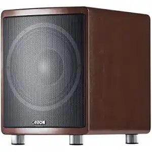 Canton SUB 650 aktiver Subwoofer (200/350 Watt) in Wenge-Braun