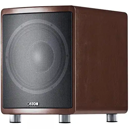 Canton SUB 650 aktiver Subwoofer (200/350 Watt) in Wenge-Braun
