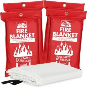 Löschdecke Keystone Peak KP Notfall-Feuerdecke im 4er Pack 40″ x 40″