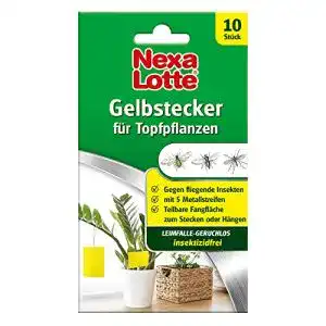 Nexa Lotte Gelbtafeln – Insektizidfreie Leimfallen für Pflanzen
