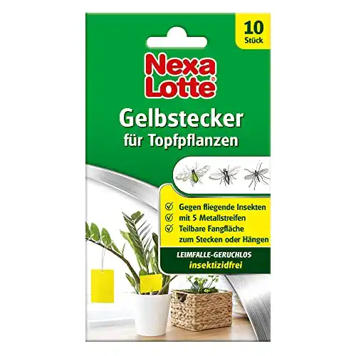 Nexa Lotte Gelbtafeln – Insektizidfreie Leimfallen für Pflanzen
