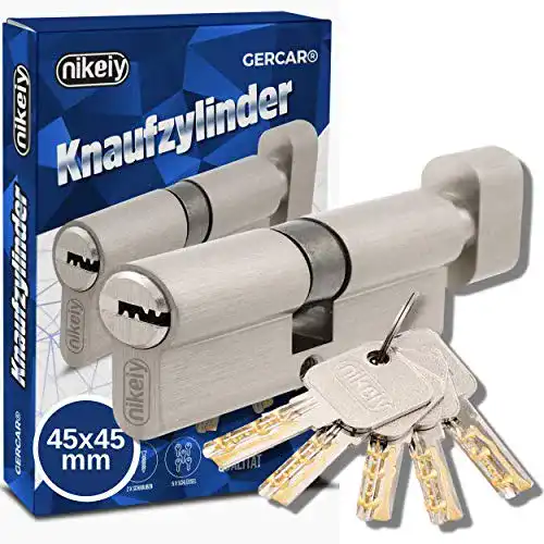 Geräuschdämpfender Knaufzylinder GERCAR Pro 90 mm 45/45