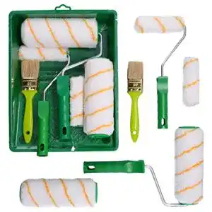 ToolSpace Profi Malerset mit Farbroller und Pinsel