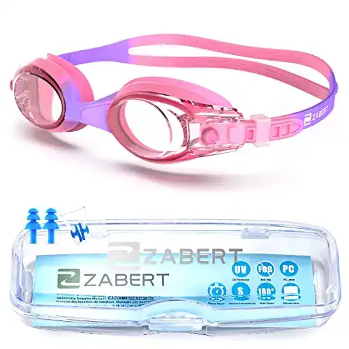 Schwimmbrille ZABERT K1 für Kinder – Chlorbrille für optimalen Tragekomfort