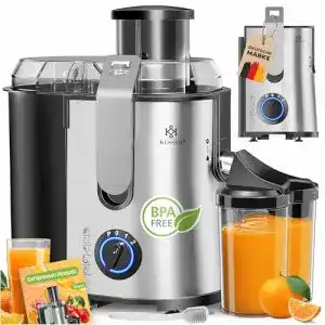 Saftpresse Kesser Entsafter für Obst und Gemüse aus Edelstahl