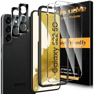 Panzerglas für Samsung Galaxy S22 Displayschutz und Kameraschutz