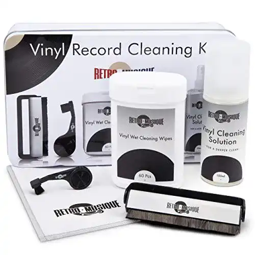 Schallplattenreiniger Retro Musique Reinigungsset für Vinyl