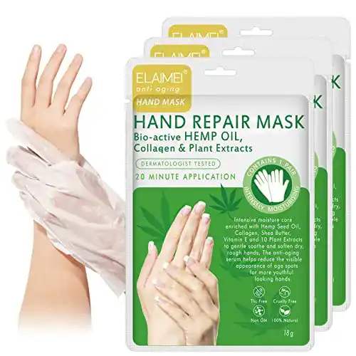 Handmaske Zoxpm Handpflege – 3 Paar Feuchtigkeitshandschuhe