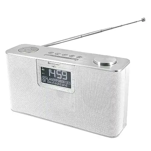 Soundmaster DAB700WE tragbares DAB+ und UKW Radio mit Bluetooth