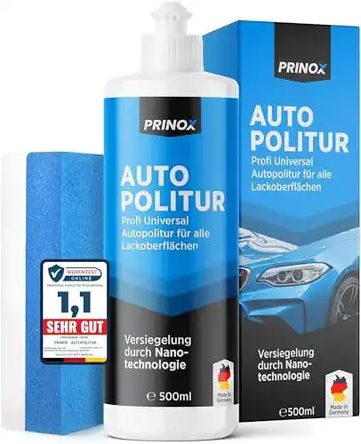Autopolitur Prinox Profi 500ml inklusive Polierschwamm