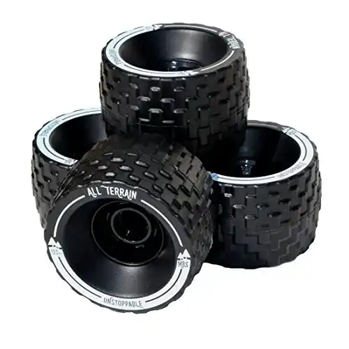 MBS Longboard-Rollen für alle Terrains in Schwarz