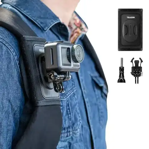 Kamerahalterung für Rucksack mit Schultergurt von TELESIN