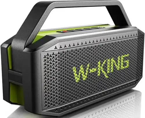 W-King Bluetooth Lautsprecher D9-1 mit 60W und IPX6 wasserdicht