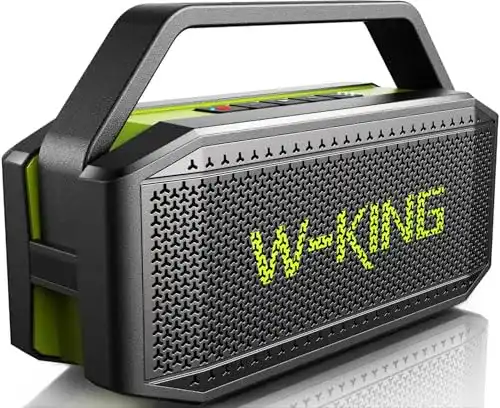 W-King Bluetooth Lautsprecher D9-1 mit 60W und IPX6 wasserdicht