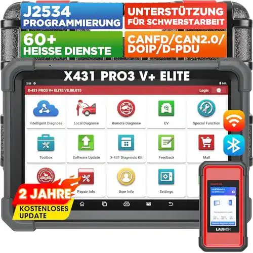 Kfz-Diagnosegerät Bluetooth Launch X431 PRO3 V+ Elite