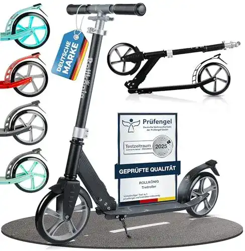 Cityroller Rollkönig Scooter für Kinder ab 5 Jahren