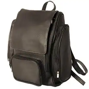 Lederrucksack von Jahn-Tasche für Laptops bis 15,6 Zoll