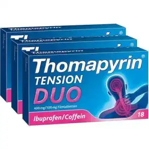 Thomapyrin Tension Duo Schmerztabletten bei Kopfschmerzen