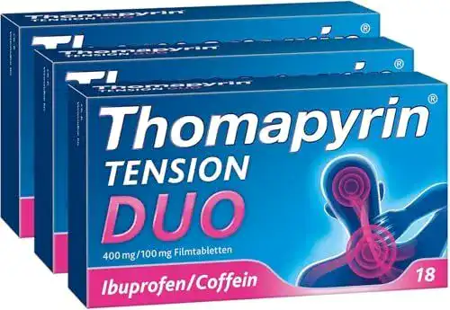 Thomapyrin Tension Duo Schmerztabletten bei Kopfschmerzen