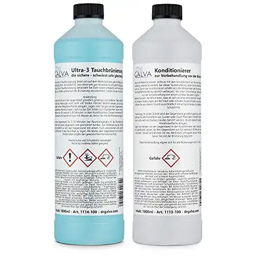 Dr. Galva Ultra-3 Tauchbrünierung Brünierset für Stahl