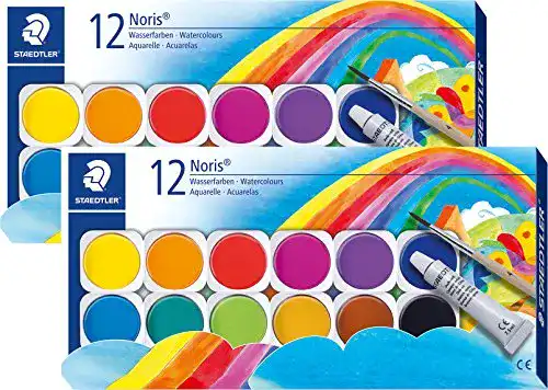 Tuschkasten Staedtler Noris Club 12 Farben für kreative Projekte