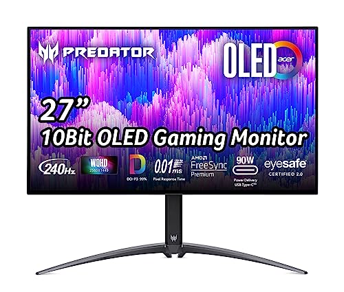 Acer Predator X27U 27 Zoll Gaming Monitor mit WQHD und 240Hz