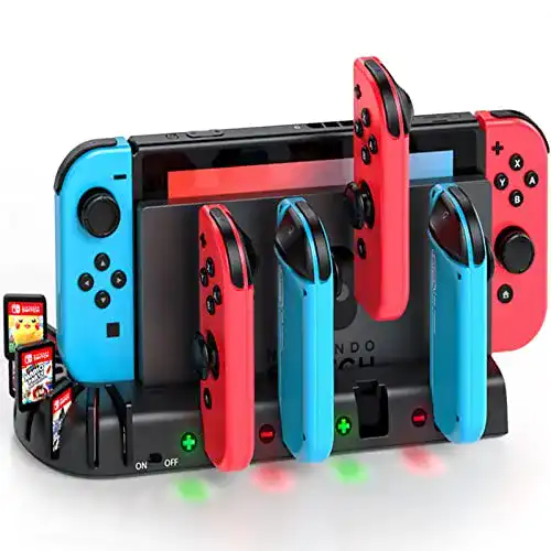 Nintendo Switch Controller Ladestation Kdd für Joy-Con und OLED Modell