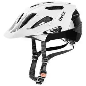 Fahrradhelm Uvex Quatro für Erwachsene, Weiß Matt/Schwarz, 52-57 cm