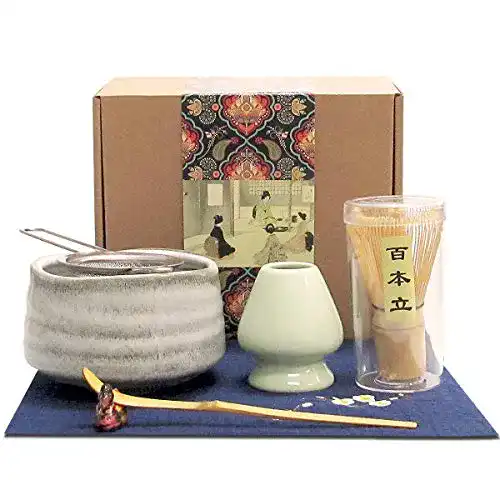 Matcha Besen Artcome Japanisches Matcha Teeservice Set mit Schneebesen