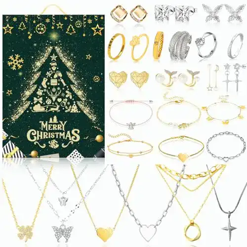 Schmuck-Adventskalender Singtis 2025 für Mädchen und Frauen