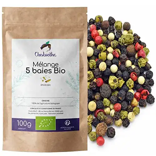 Bio Pfeffer Chabiothé – Bunte Gewürzmischung mit 5 Beeren