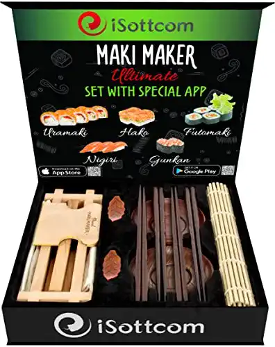 Sushi-Set iSottcom Sushi Maker Set für japanische Sushi Rollen