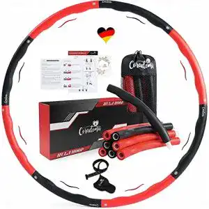 Hula Hoop Reifen 1,2 kg für Erwachsene von Coradoma