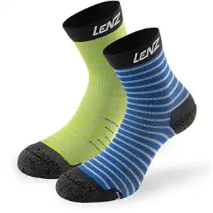 Lenz 1.0 Outdoor Kinder Socken in Blau/Grün, Größe 27-30