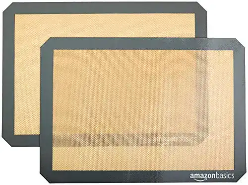 Silikon Backmatte von Amazon Basics im 2er Set, rechteckig
