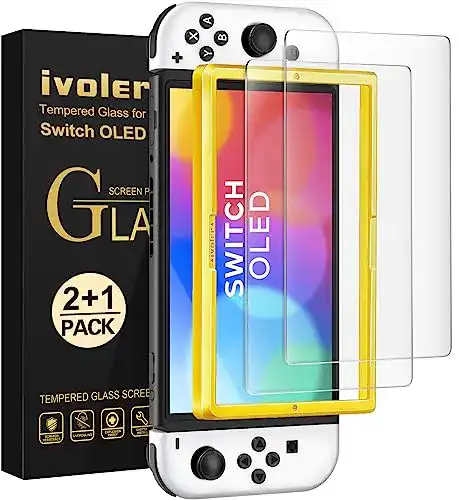 Ivoler Matt Anti-Reflex Schutzfolie für Nintendo Switch OLED