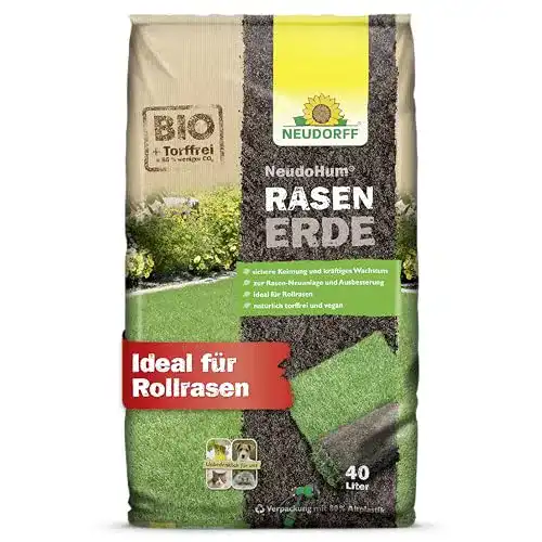 Rasenerde Neudorff NeudoHum – Bio und torffreie Erde für Rasen