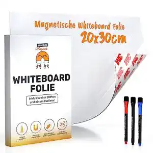 Magnetfolie Jawaonline Whiteboard Folie 20x30cm selbstklebend