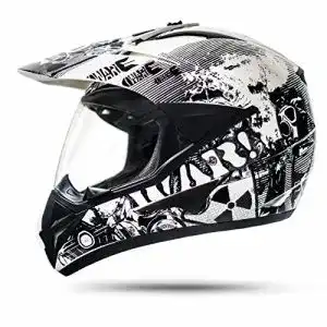 Crosshelm Ato-Helme 800 GS War Weiß für Quad ATV Enduro