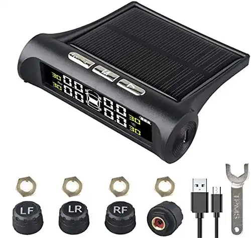 Reifendruckkontrollsystem ESLOYSUN TPMS Solar mit externen Sensoren