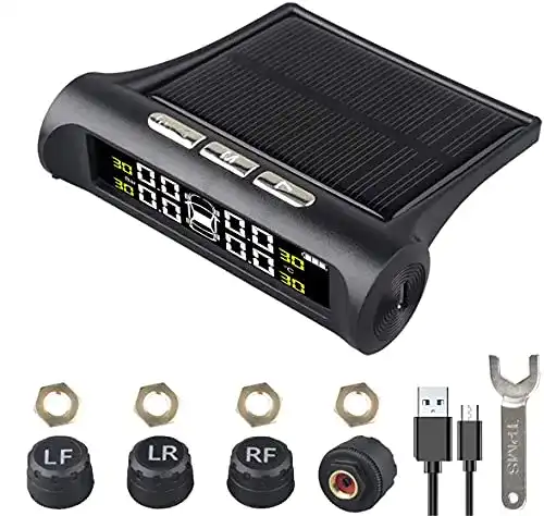 Reifendruckkontrollsystem ESLOYSUN TPMS Solar mit externen Sensoren