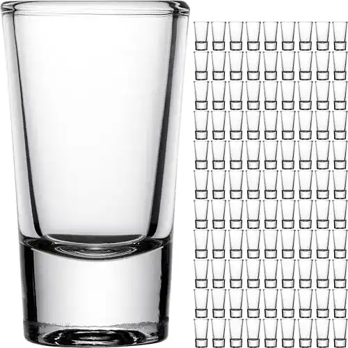 Shotgläser Giessle 100 Stück für Wodka und Spirituosen