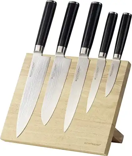 Damastmesser Set ECHTWERK 6-teilig für die moderne Küche