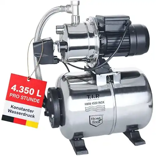 Hauswasserwerk T.I.P. HWW 4500 INOX Edelstahl Wasserautomat