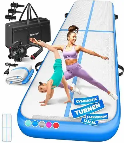 Aufblasbare Turnmatte Kesser – Airtrack für Gymnastik und Fitness