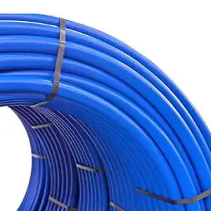 PE-Rohr Qpool24 PE 100 PN16 RC Trinkwasserrohr 50 mm 1 1/2″ 50m blau